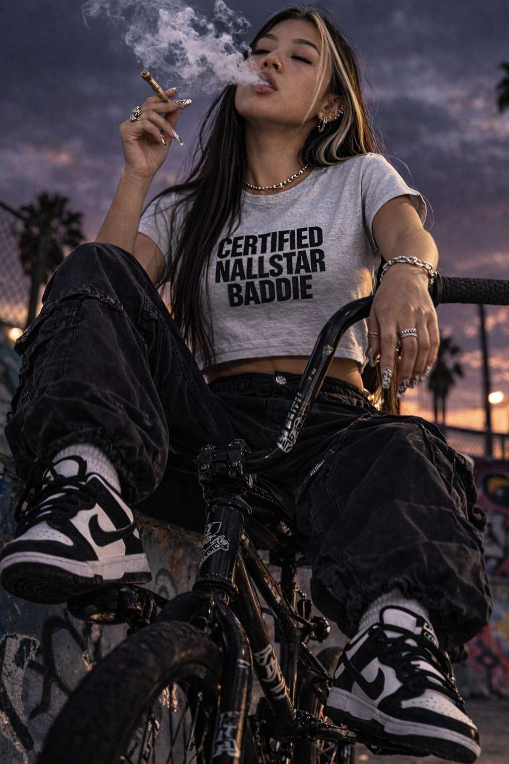 Certified Nallstar Baddie Crop Tee